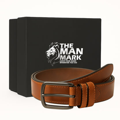 Ironhide Cognac Belt for Men