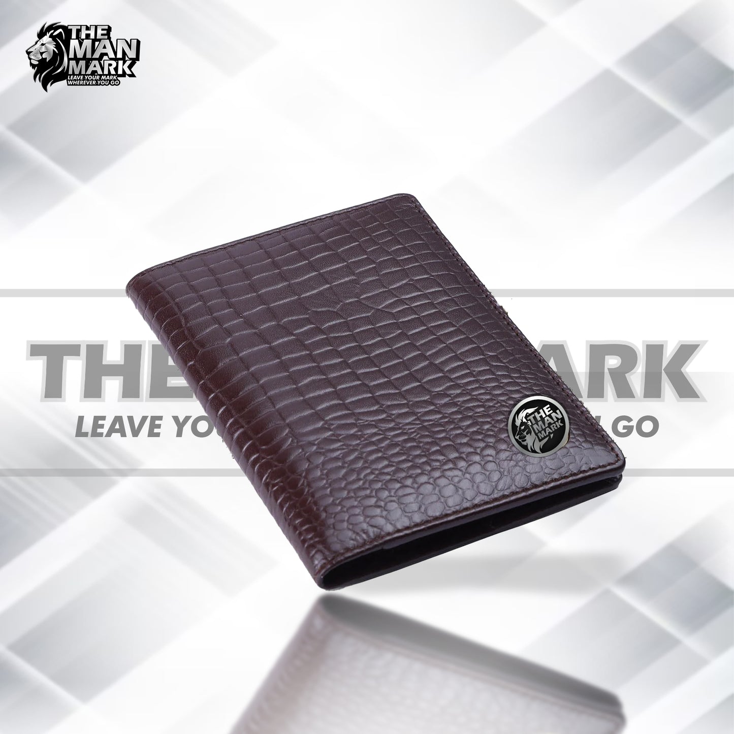 Leather Travel Passport Holder For Men And Women With Passport Slot, Card Slots, ID Card Slot - RFID Protected