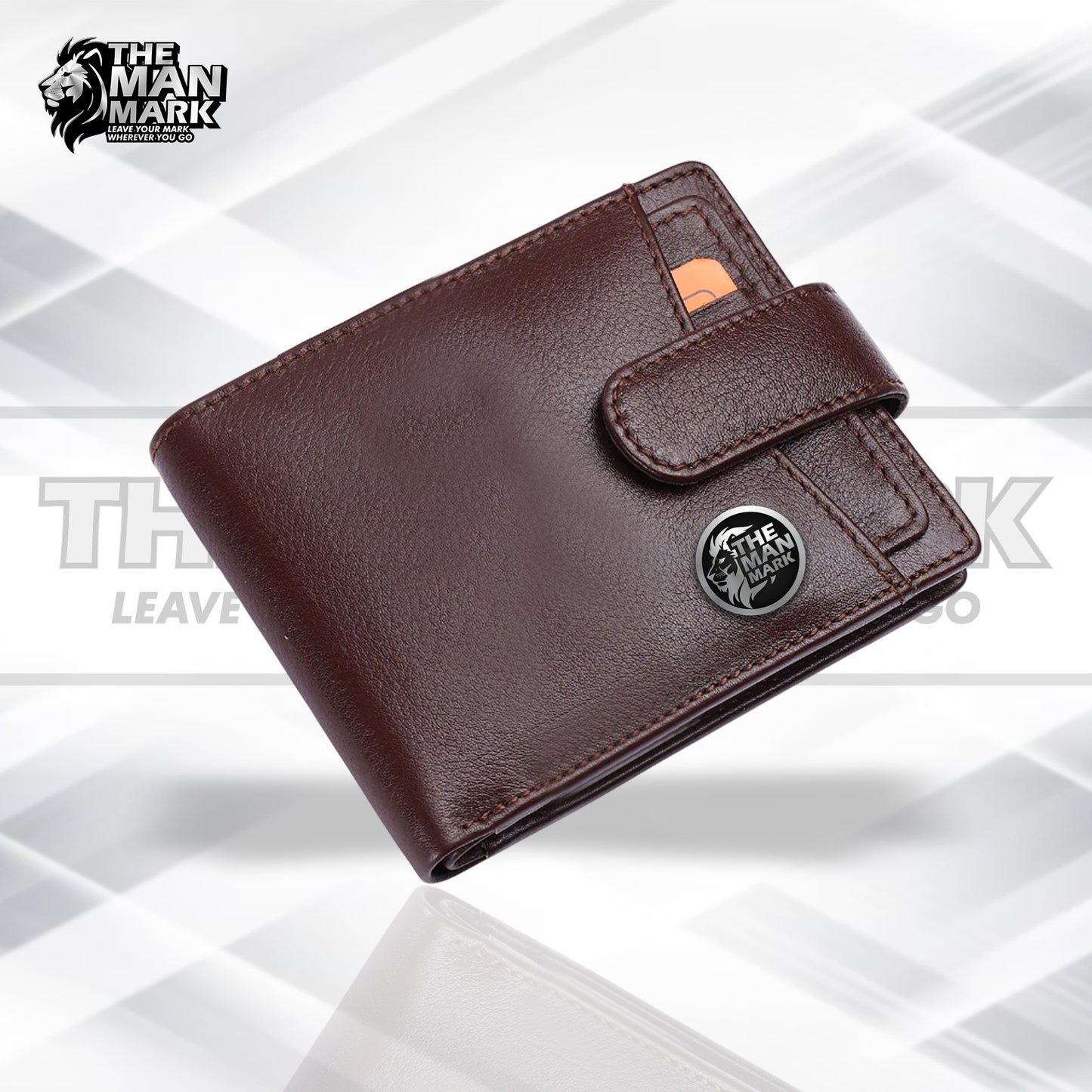 Men's Leather Wallet - 5 Card Slots, 2 Currency Pockets, RFID Protection - Perfect Gift for Valentine's, Father's Day, Birthdays