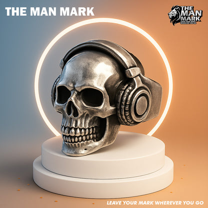 Headphone Philharmonic Skull Ring