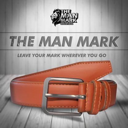 The Man Mark Premium Dark Brown Belt – Classic & Durable