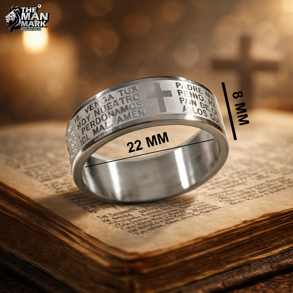 Christian Prayer Ring for Men