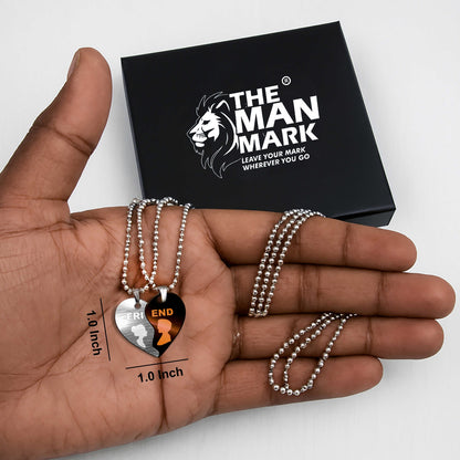 Friend 2 In 1 Pendent for Men & Women