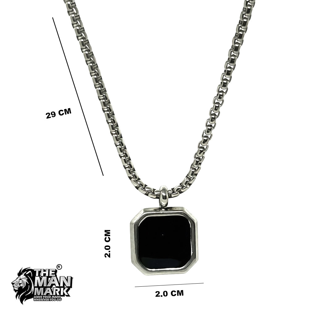 Noir Hex Pendant for Men