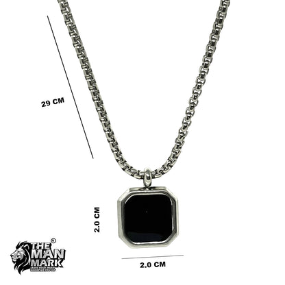 Noir Hex Pendant for Men