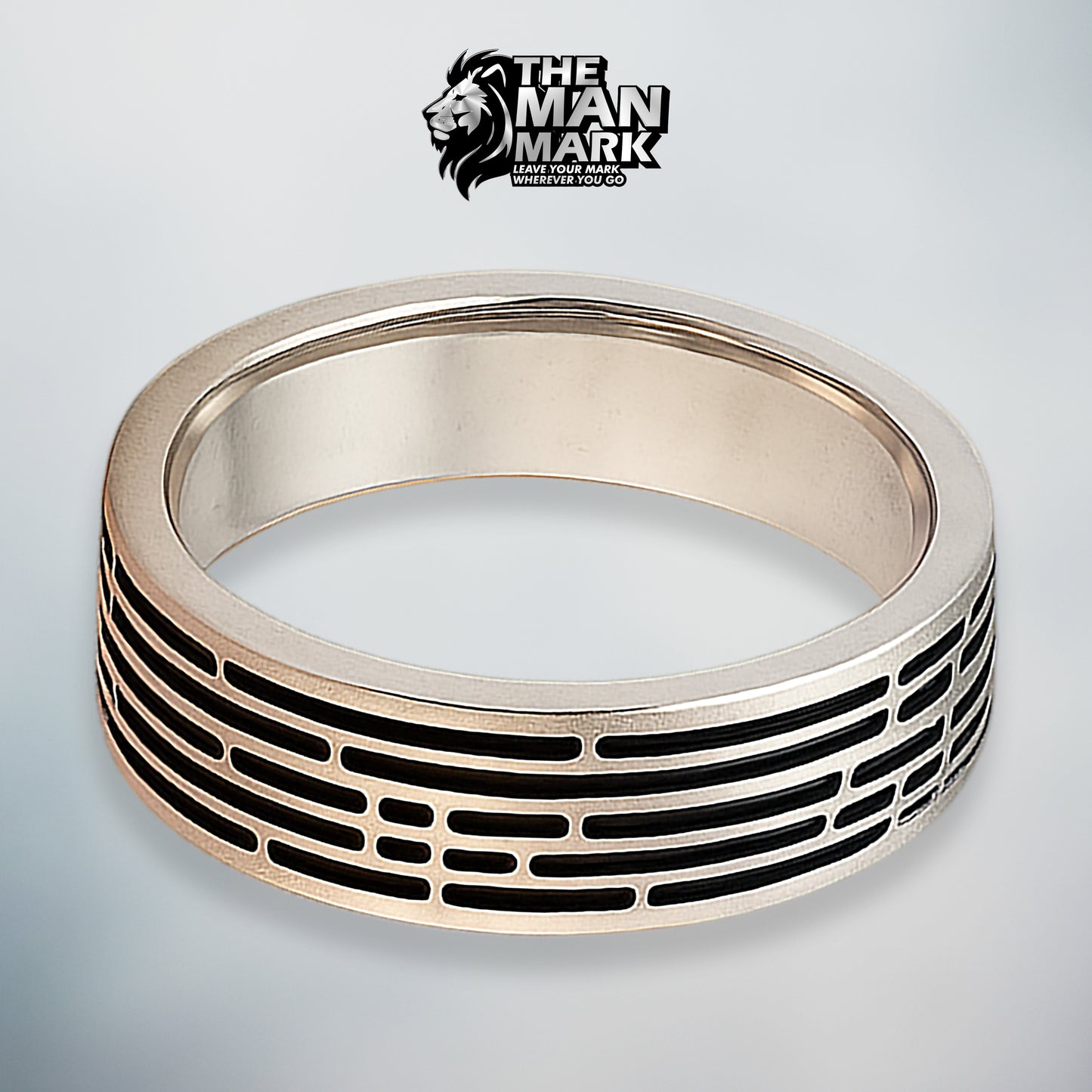 Echo Grid Ring for Men