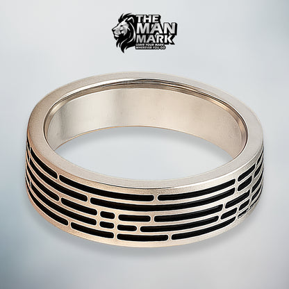 Echo Grid Ring for Men