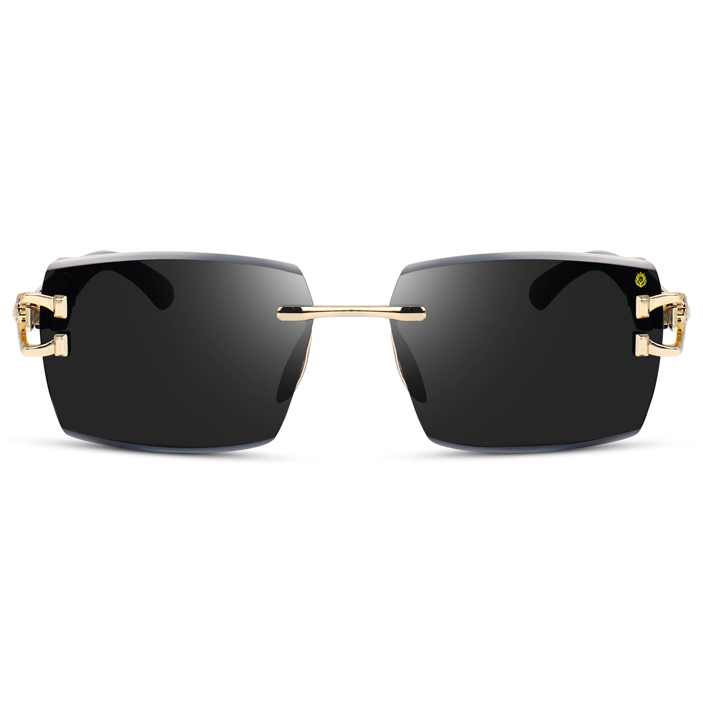 Alpha Rider Rimless Square Sunglasses
