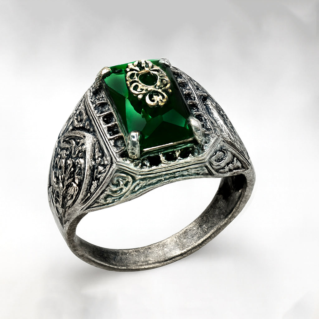 Midnight Heirloom Ring for Men