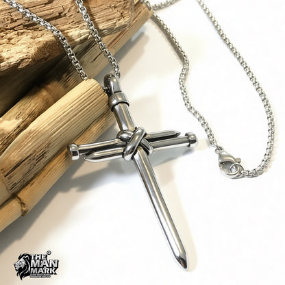 Vintage Cross Pendant for Men