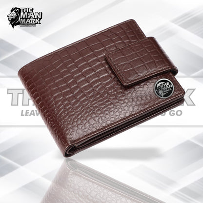 RFID Protected Genuine Leather Wallet for Mens - 7 Card Slots, Zipper Coin Pocket - Gift for Him on Any Occasion