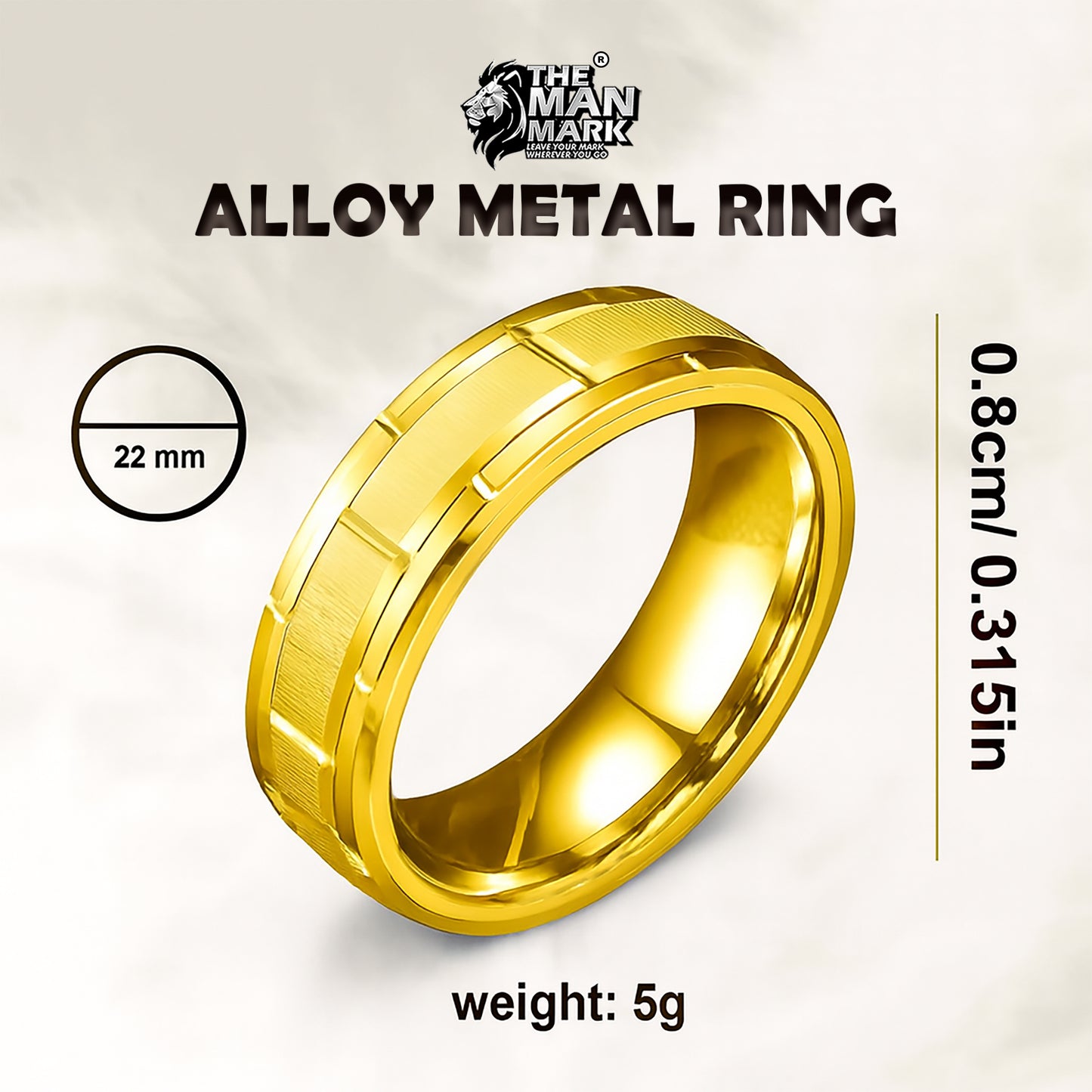 Titan Edge Ring for Men