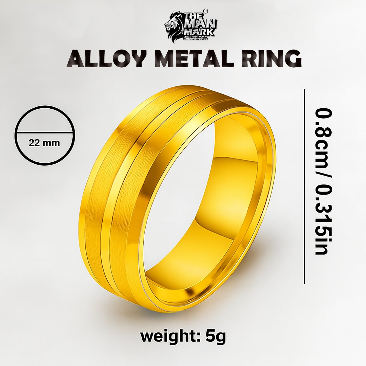 Majestic Edge Ring for Men