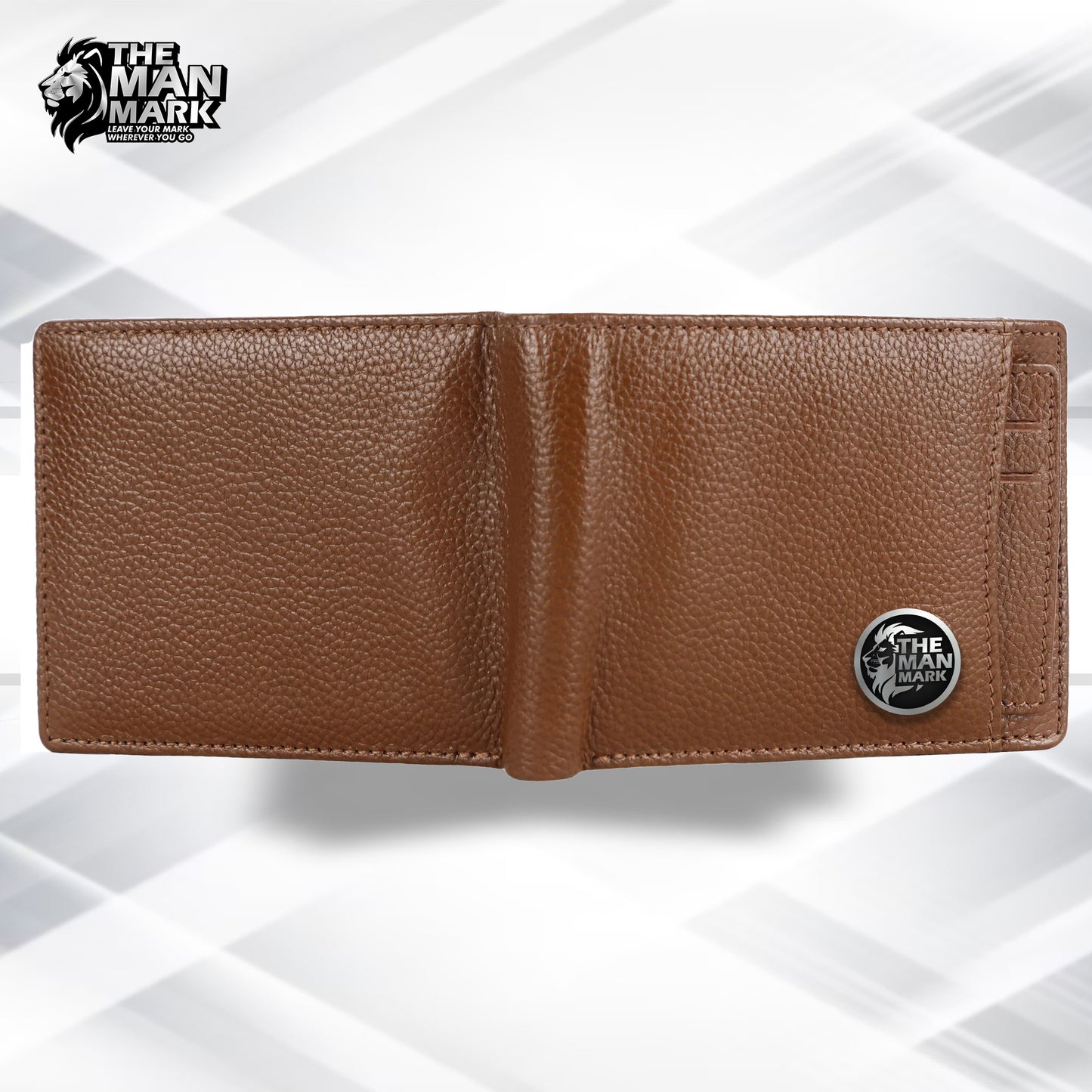 Original Leather Wallet for Men - RFID Protected - 5 Card Slots - Gift for Valentine's Day, Father’s Day