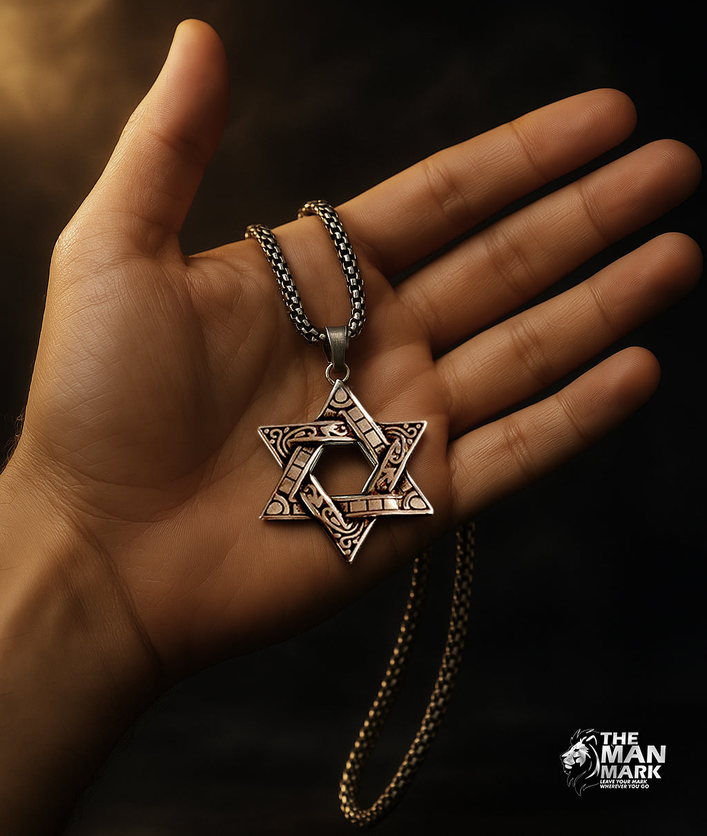 Hexagram Pendant for Men