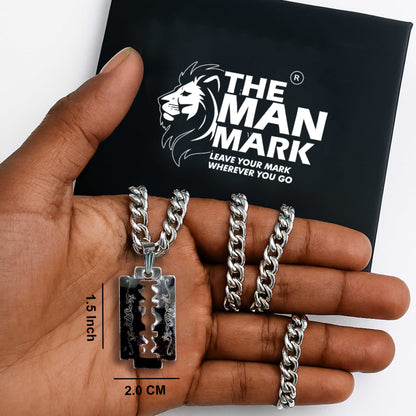 Razor Blade Pendent for Men