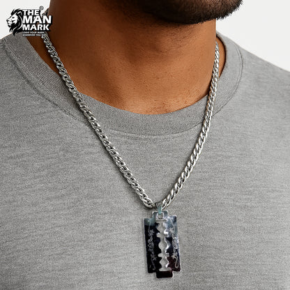 Razor Blade Pendent for Men