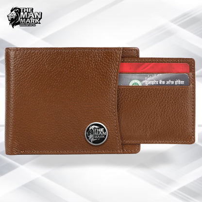 Original Leather Wallet for Men - RFID Protected - 5 Card Slots - Gift for Valentine's Day, Father’s Day