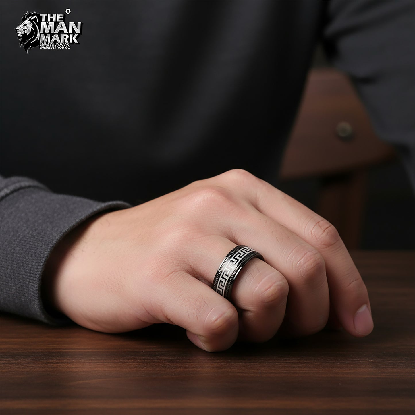 Valor Crest Ring for Men