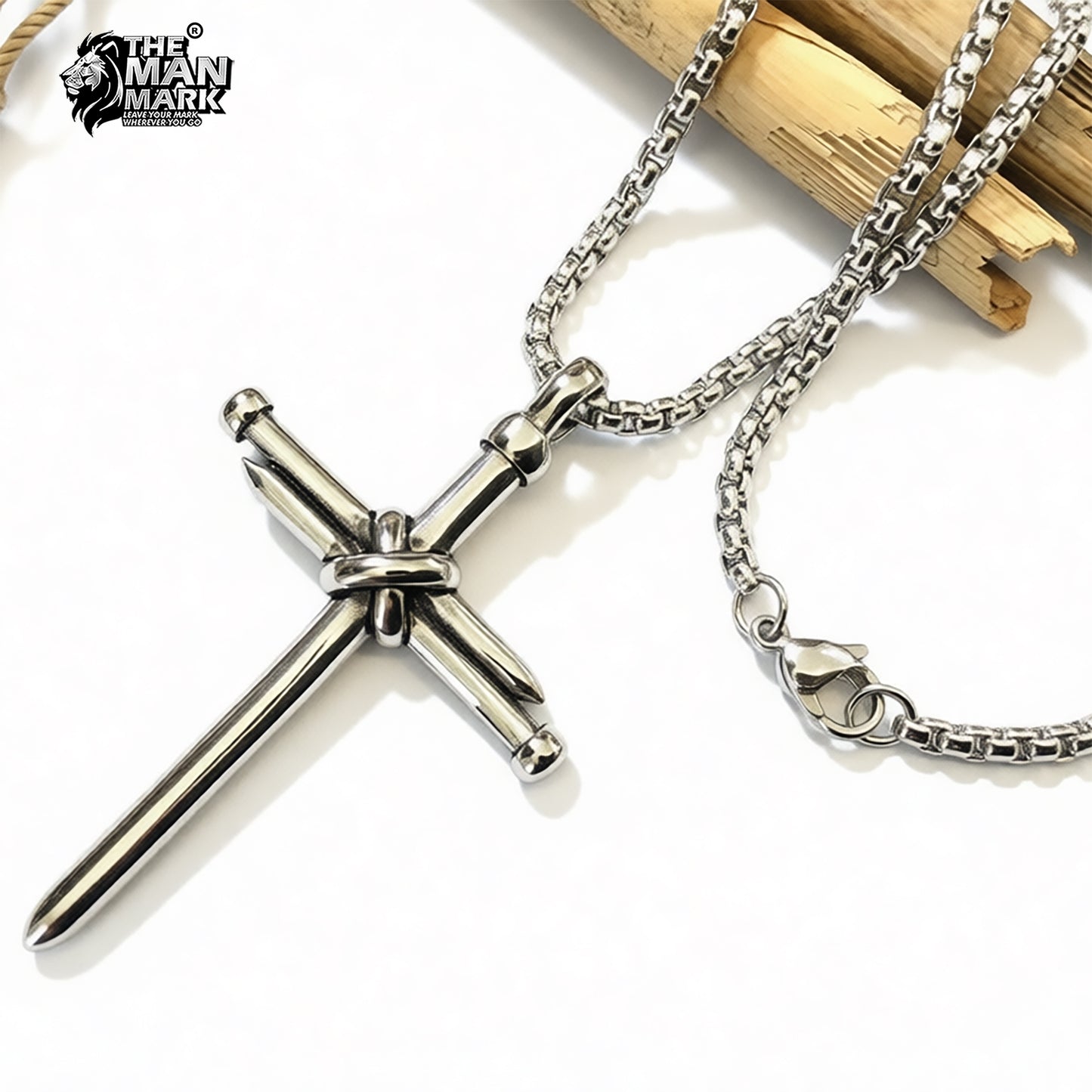 Vintage Cross Pendant for Men