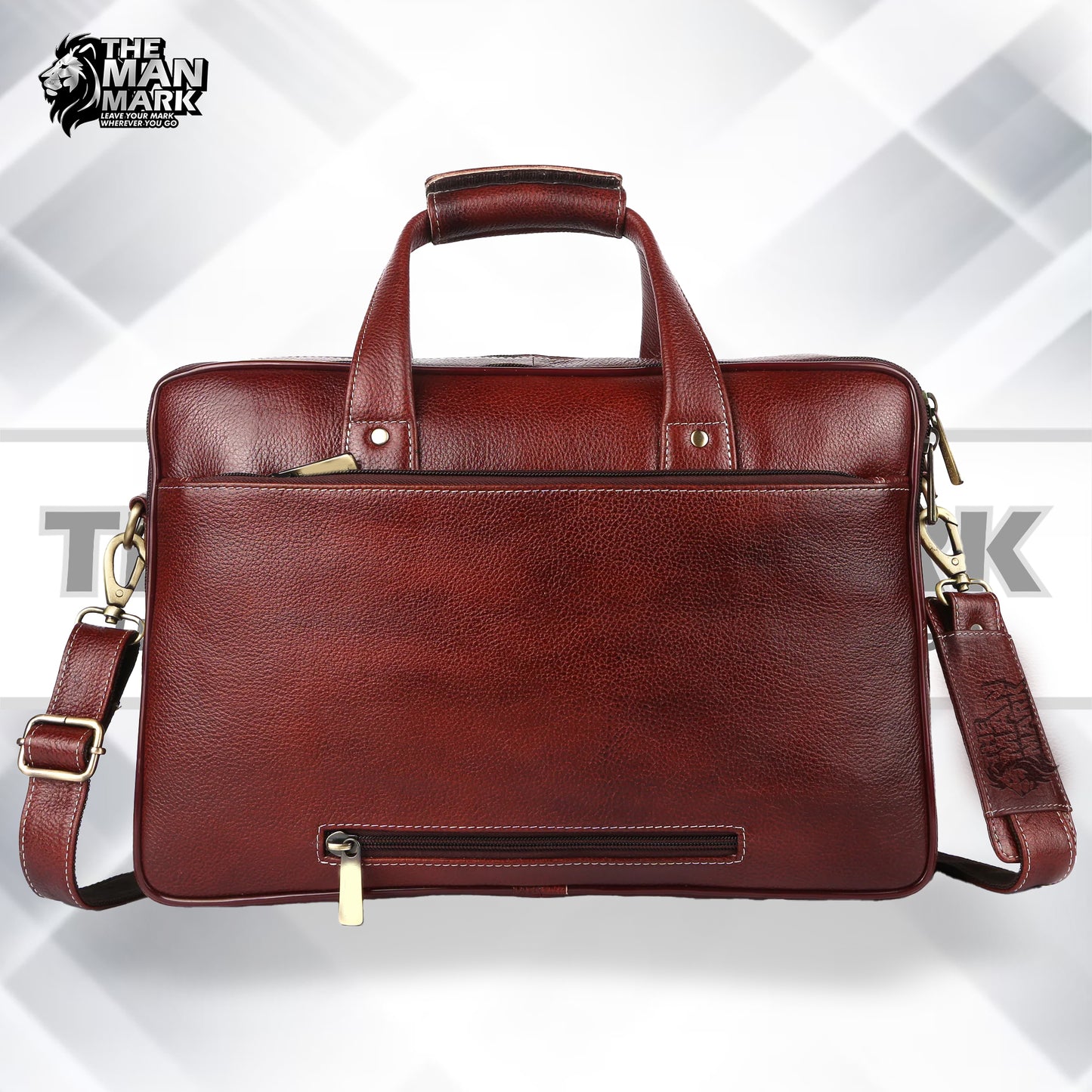 Office Laptop Bag For Men - Adjustable & Removal Strap - Multiple Compartment - Fits Upto 16" Laptop/ MacBook