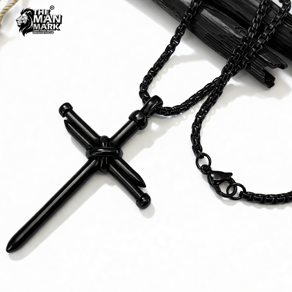 Vintage Cross Pendant for Men