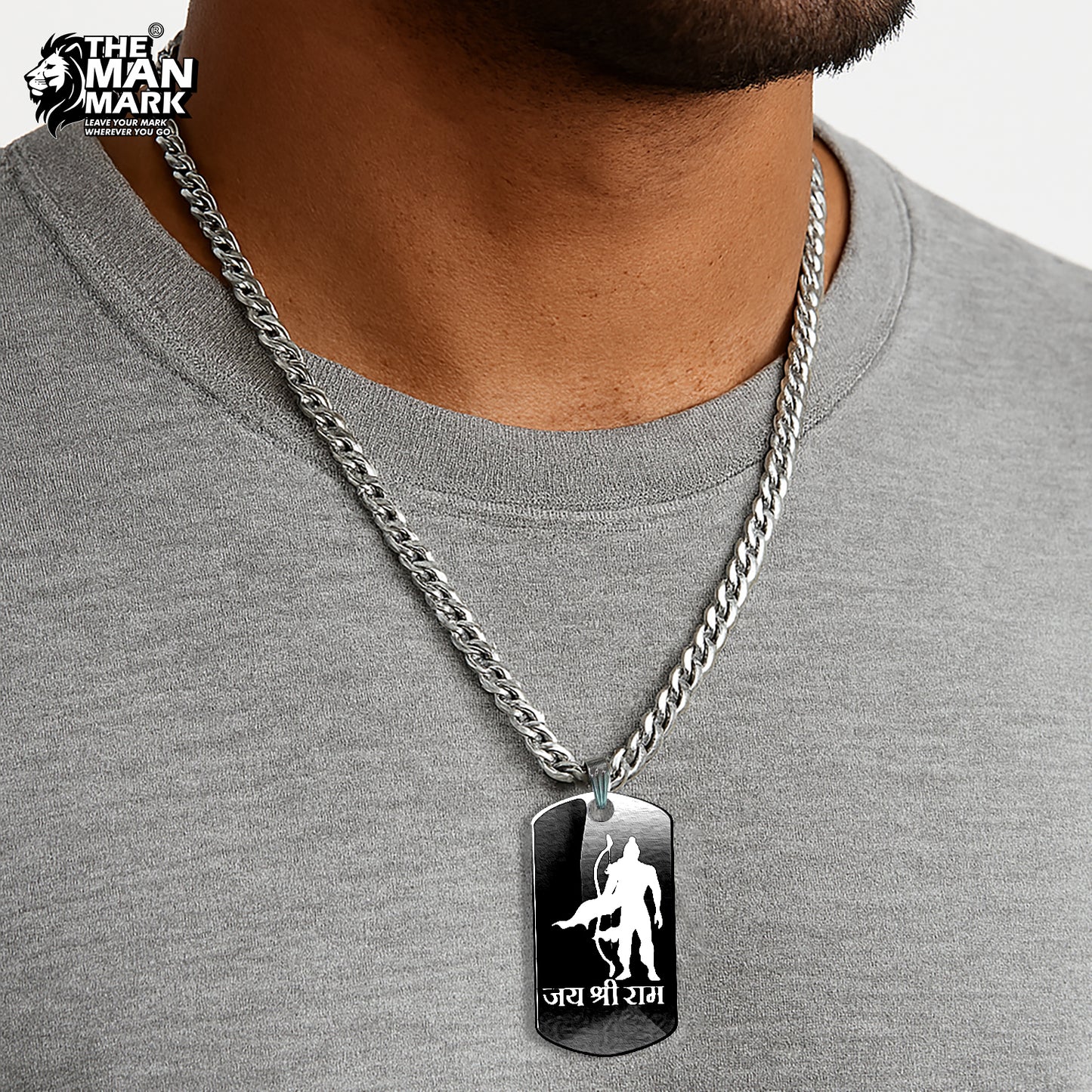 Jai Shree Ram Pendent for Men