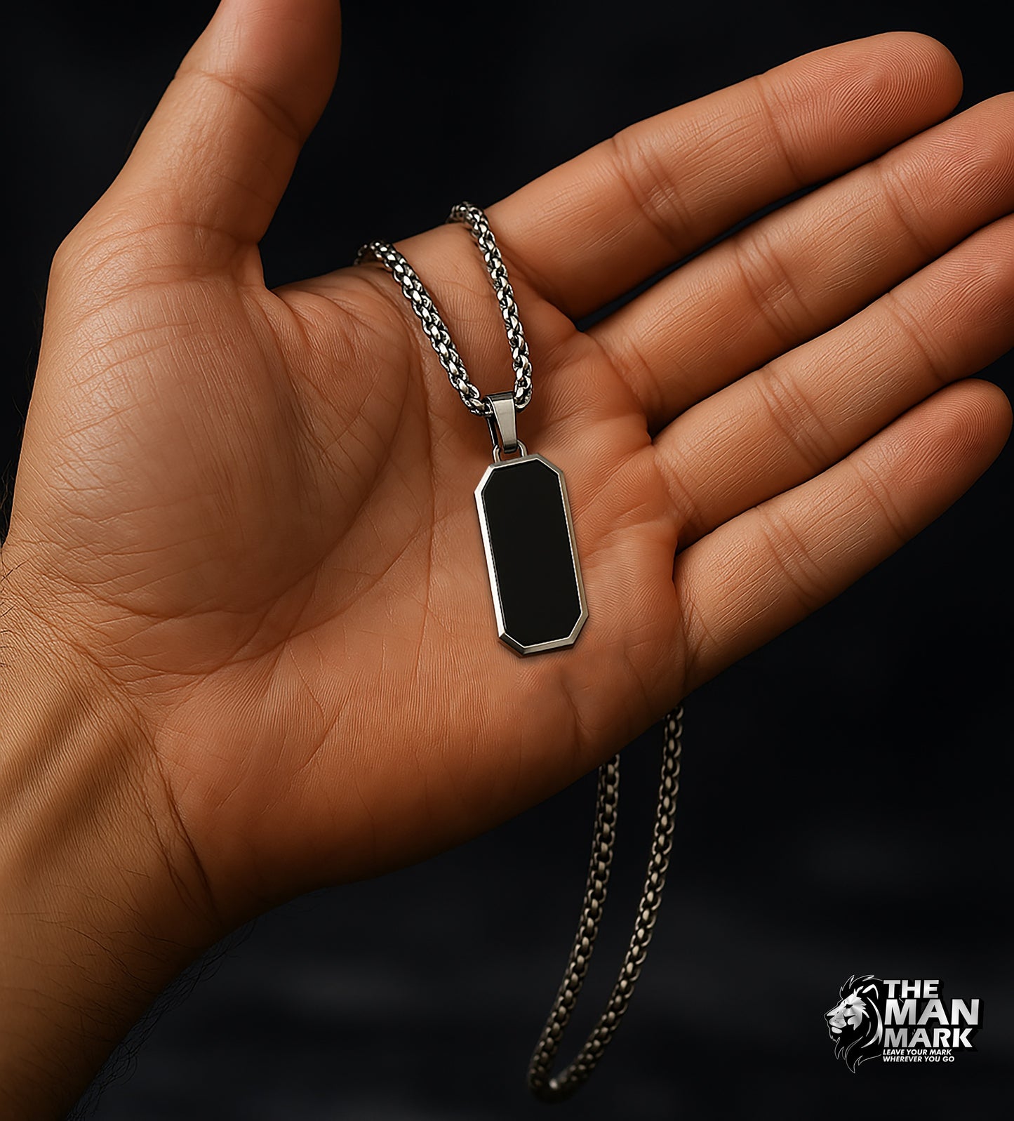 Midnight Bold Pendant for Men