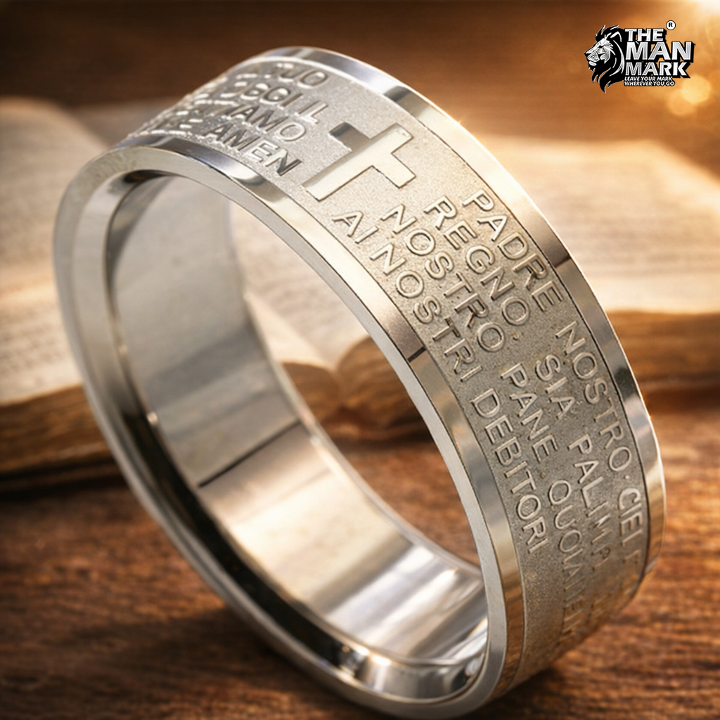 Christian Prayer Ring for Men