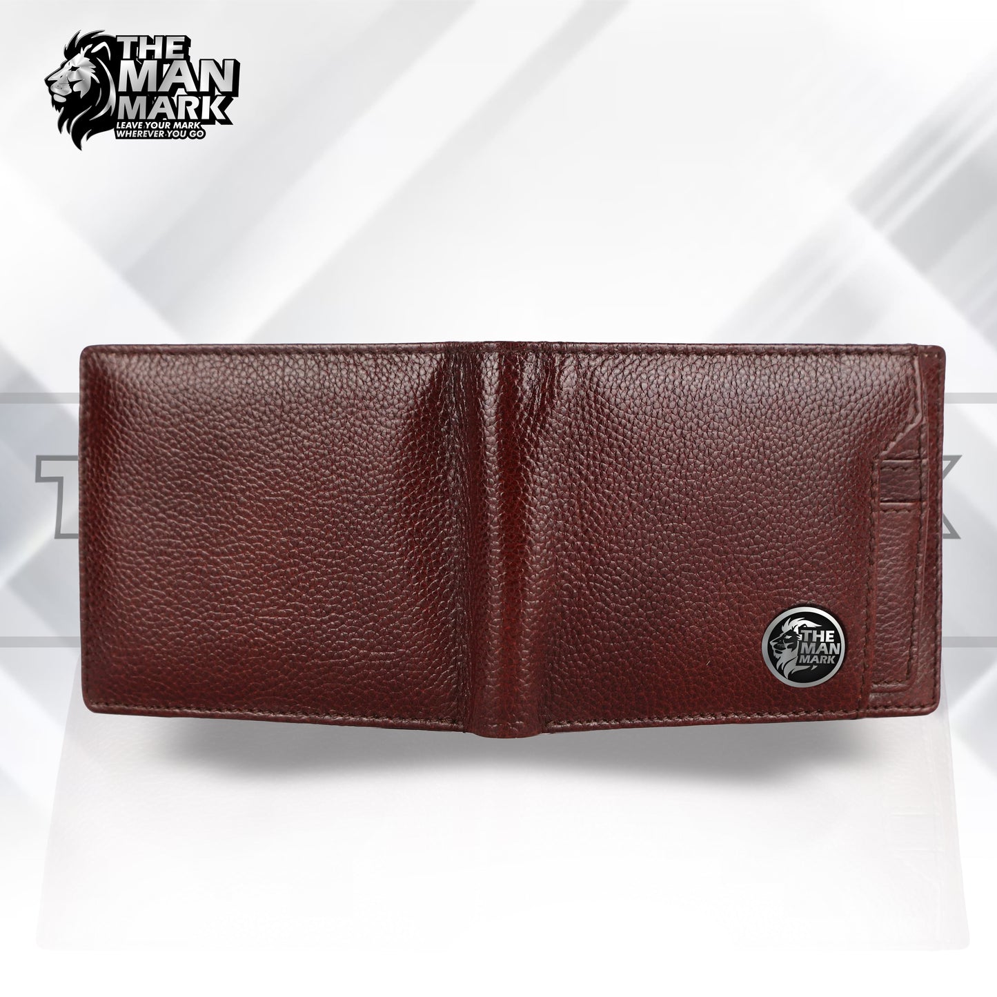 Genuine Leather Wallet for Men - RFID Protected Leather Men's Wallet with 6 ATM Credit Debit Card