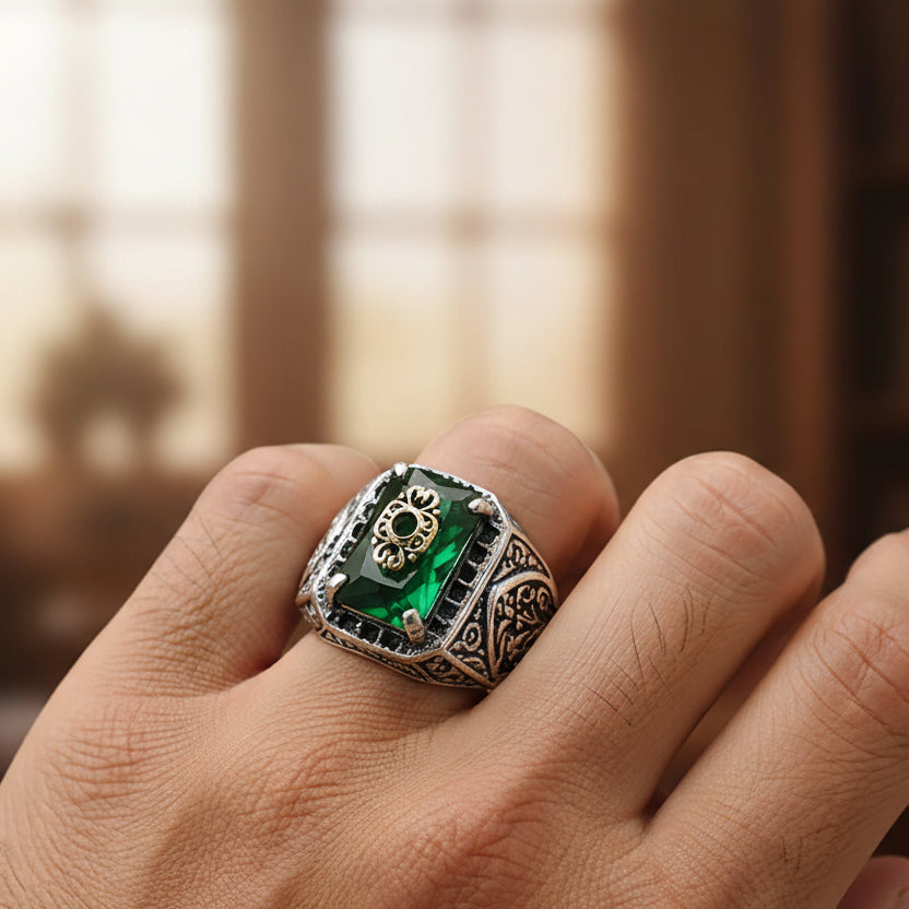 Midnight Heirloom Ring for Men