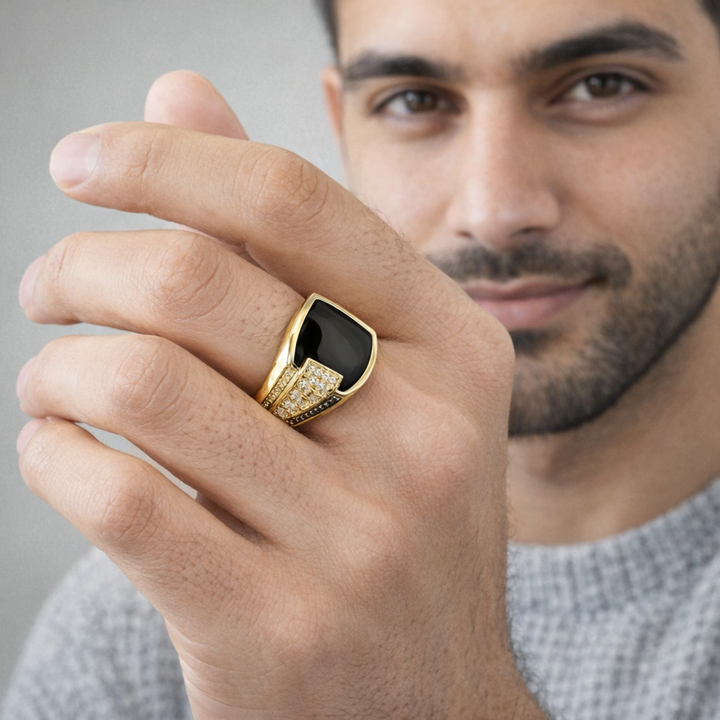 Prestige Crown Ring for Men