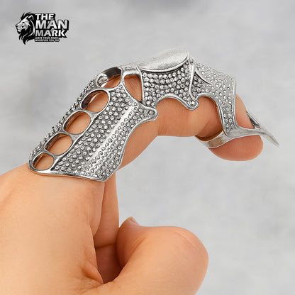 The Man Mark Dragon Claw Knuckle Armor Ring for Men