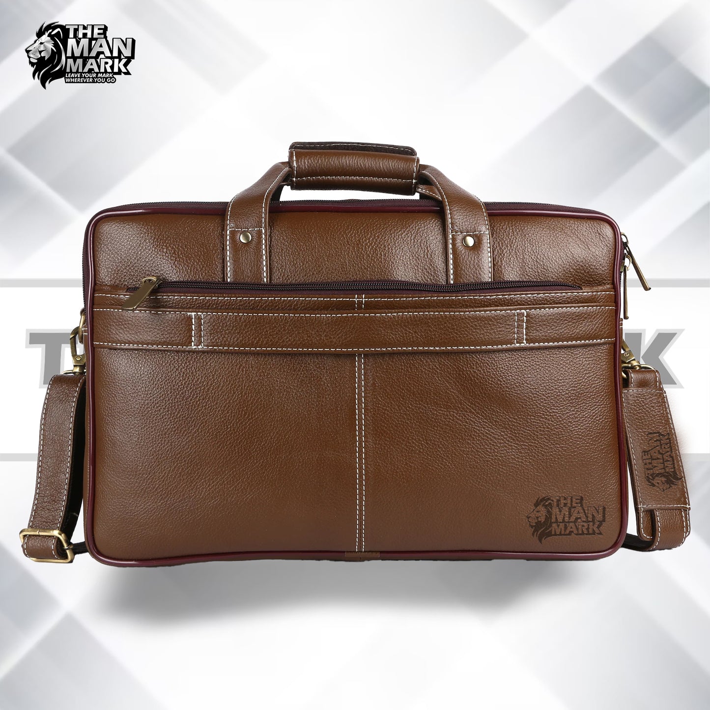 Laptop Messenger Bag For Men - Ideal for Office and Travel - Fits 14-16 inch Laptop - 1 Year Warranty