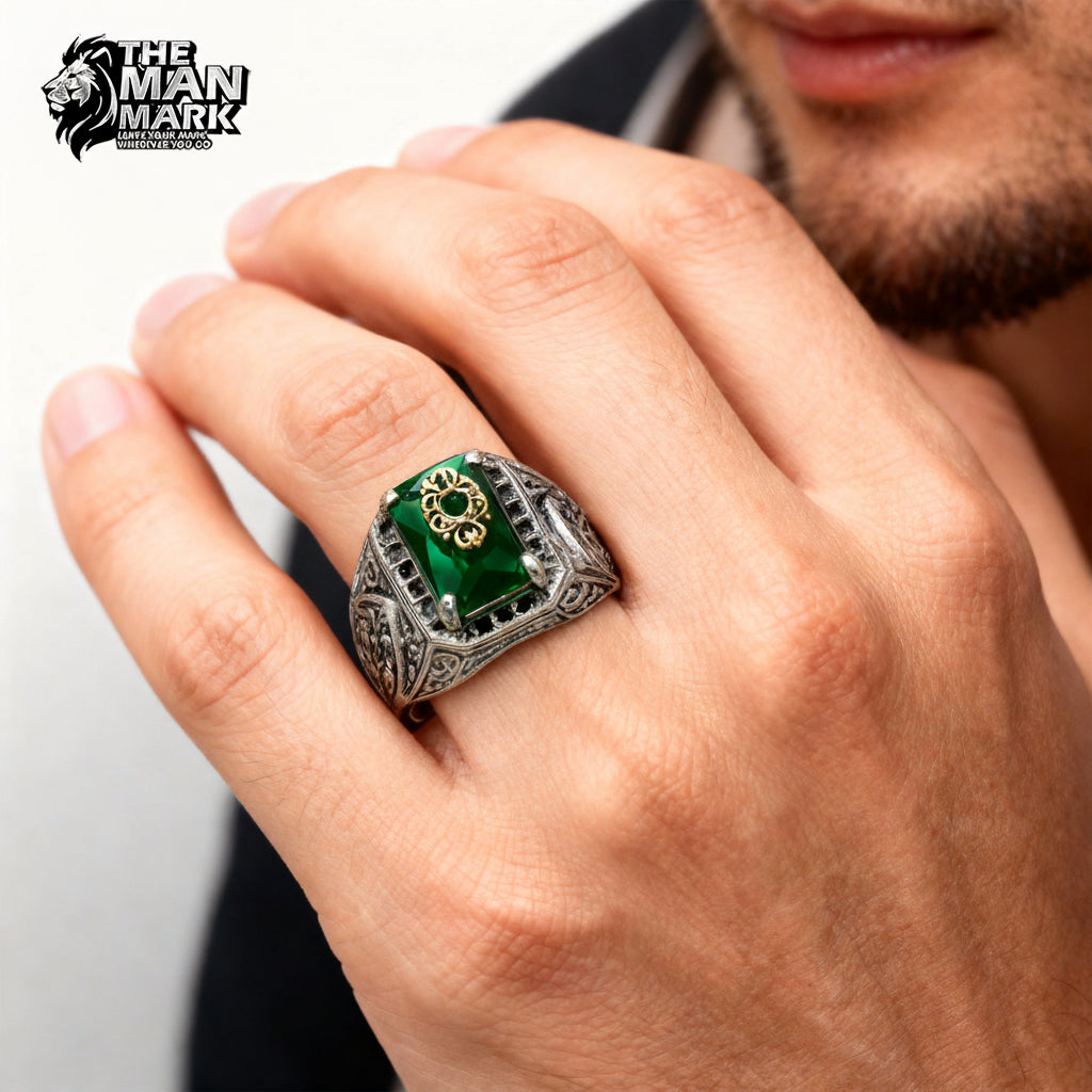 Midnight Heirloom Ring for Men