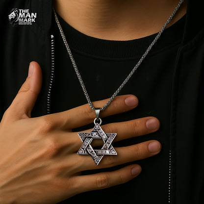 Hexagram Pendant for Men
