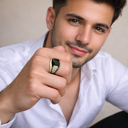 Prestige Crown Ring for Men