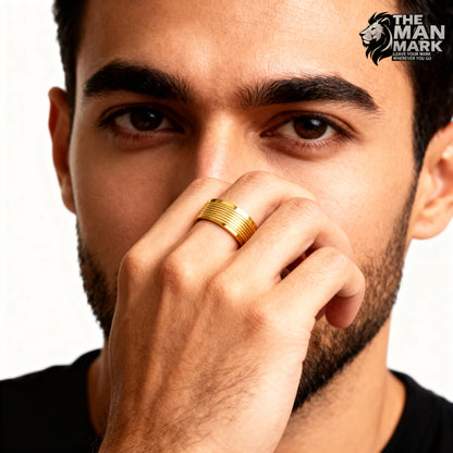 Regal Pattern Ring for Men