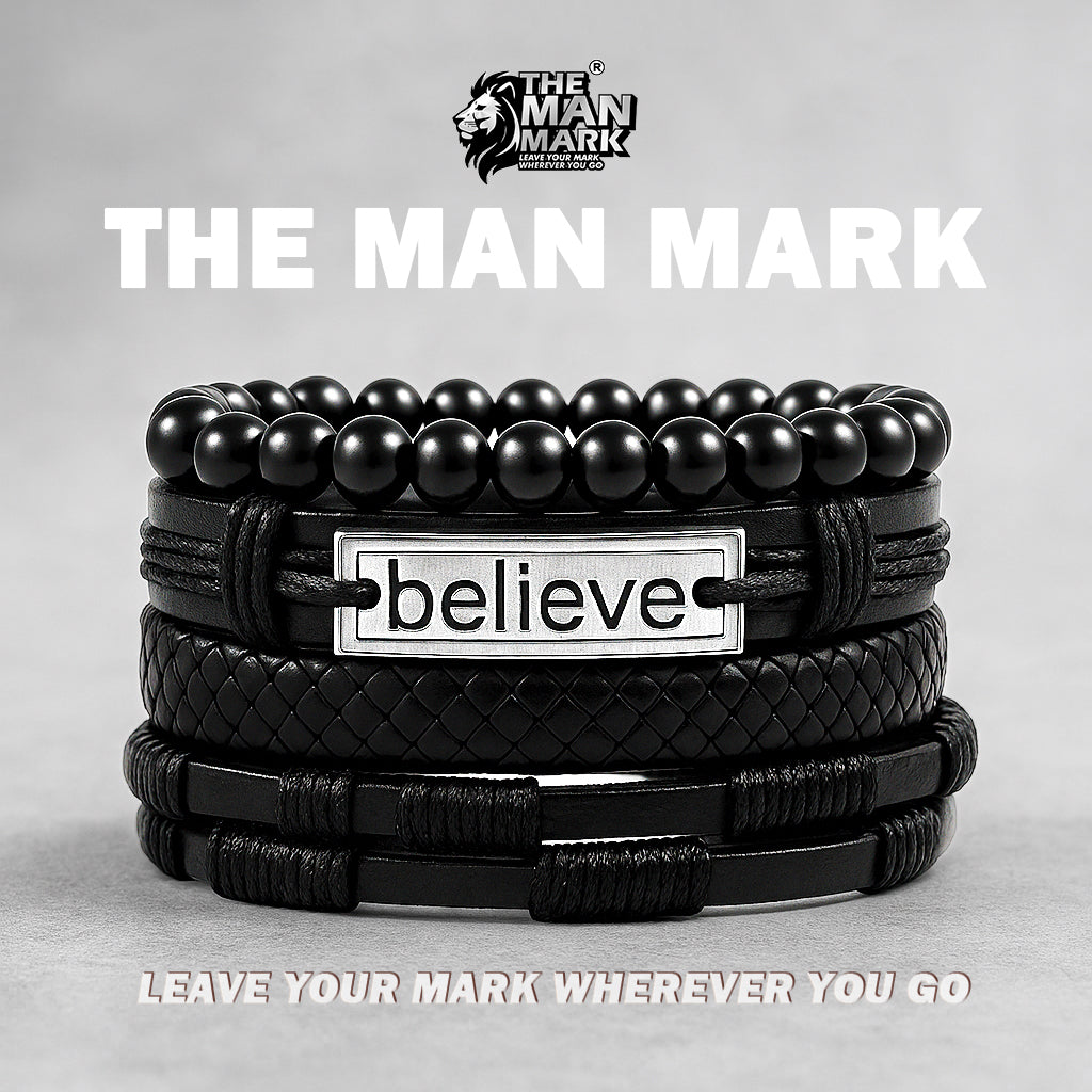 Believe Band Bracelets for Men