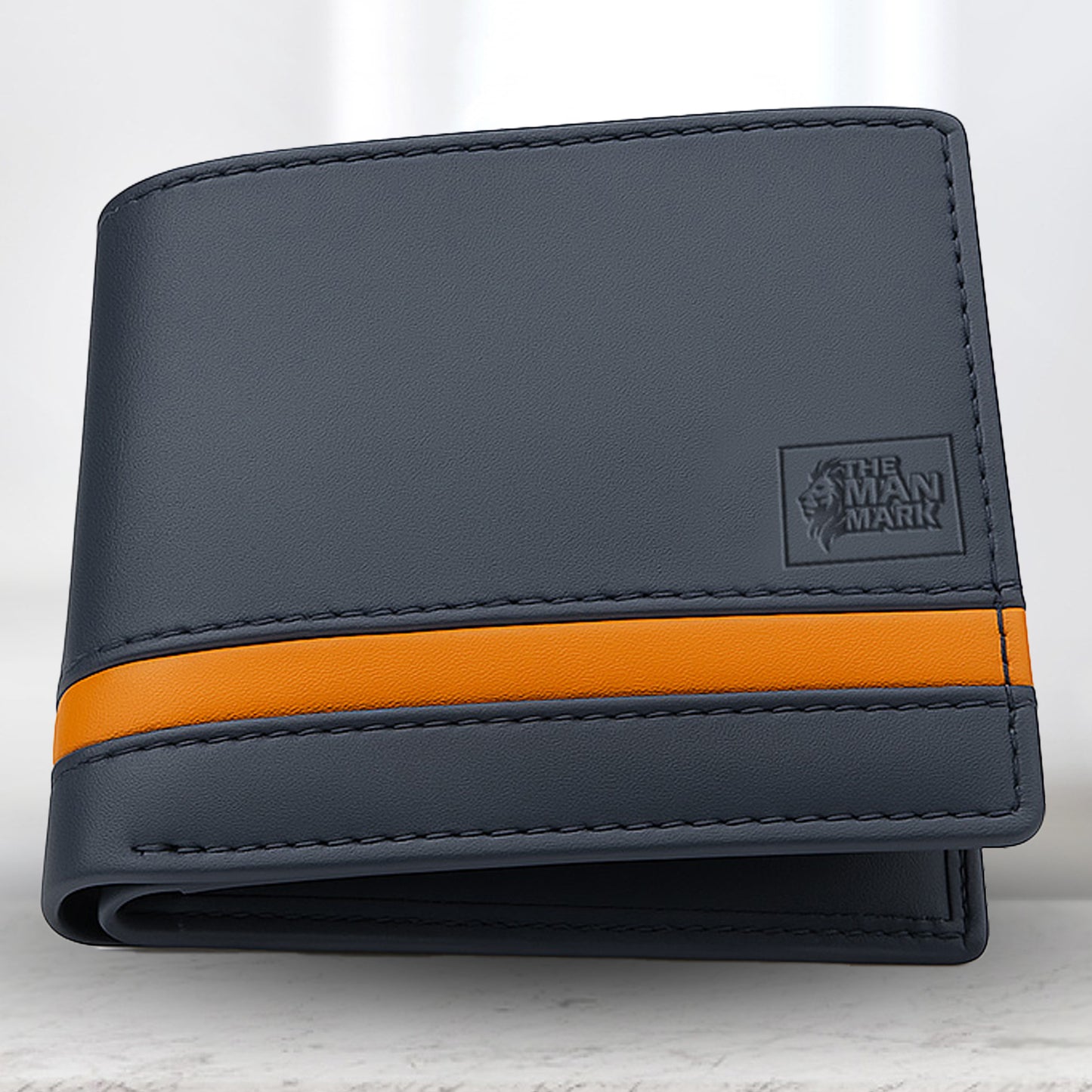 Alpha Edge Men's Premium Leather Wallet - 9 Card Slots, 2 Currency Pockets, RFID Protection - Perfect Gift for Birthday, Valentine's Day, Father's Day, Brother's Day, Anniversary, Rakhi, Diwali etc
