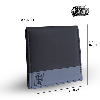Dual Domain Premium Leather Wallet - 5 Card Slots, 2 Currency Pockets, RFID Protection - Perfect Gift for Birthday, Valentine's Day, Father's Day, Brother's Day, Anniversary, Rakhi, Diwali etc