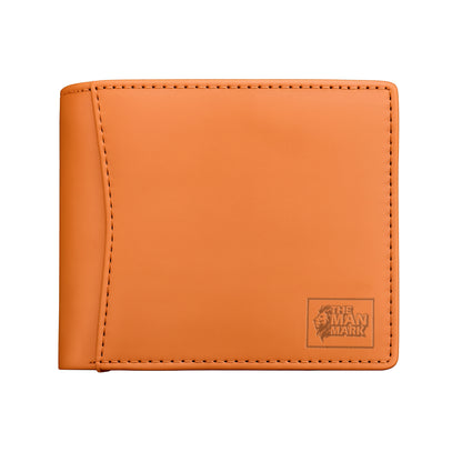 Classic Trio (Tan) Pu Leather Wallet- 3 Card Slots, 2 Currency Pockets, 2 ID Window, RFID Protection - Perfect Gift for Birthday, Valentine's Day, Father's Day, Brother's Day, Anniversary, Rakhi, Diwali etc.