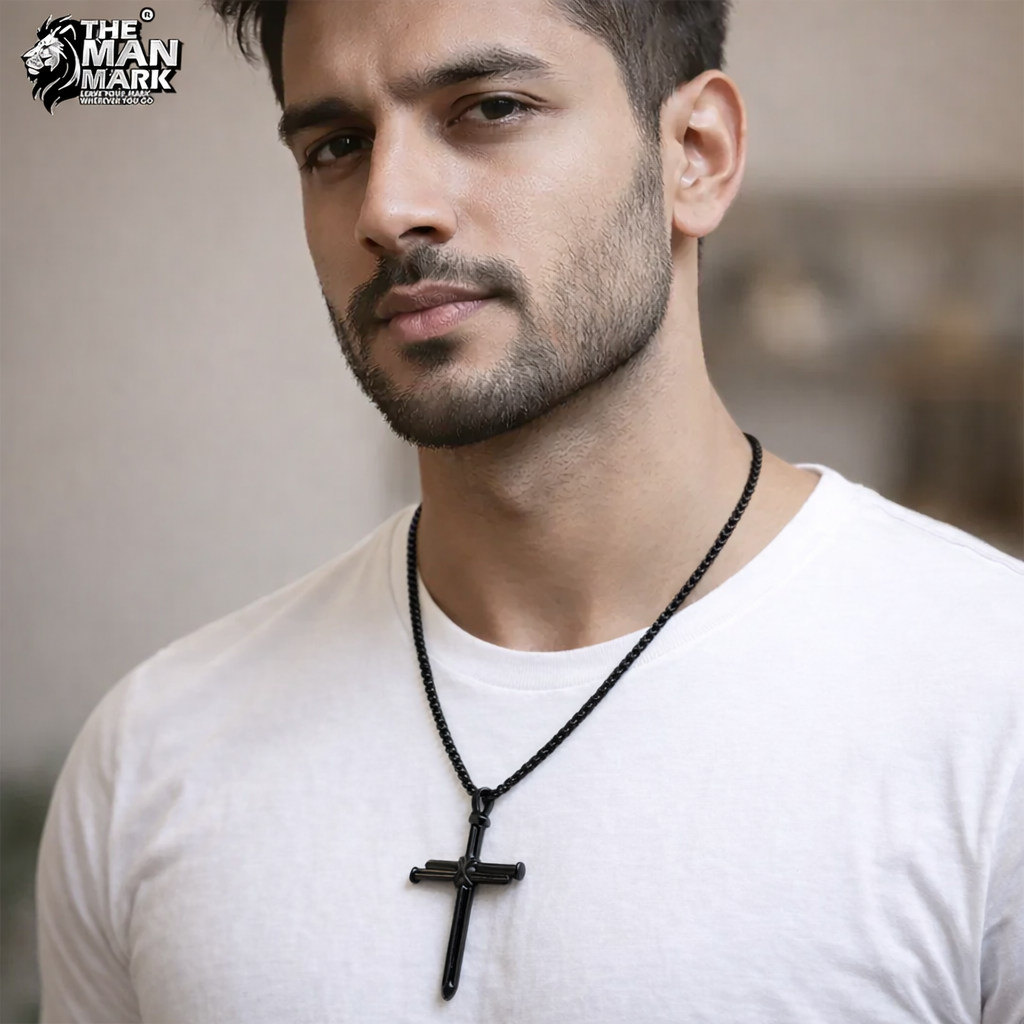 Vintage Cross Pendant for Men