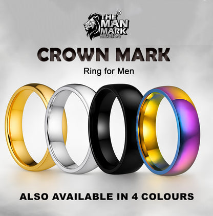 Crown Mark Ring for Men