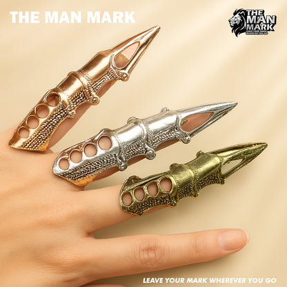The Man Mark Dragon Claw Knuckle Armor Ring for Men