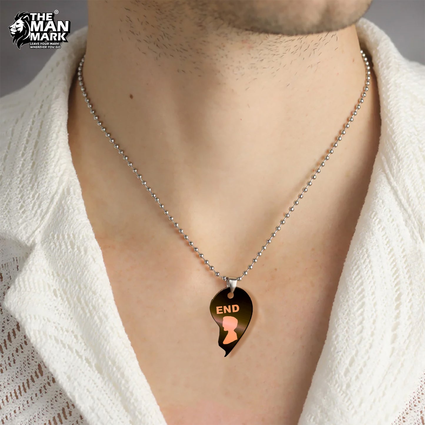 Friend 2 In 1 Pendent for Men & Women