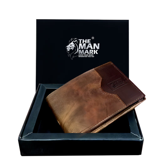 True Hold Pu Leather Wallet- 6 Card Slots, 2 Currency Pockets, 2 ID Window, RFID Protection - Perfect Gift for Birthday, Valentine's Day, Father's Day, Brother's Day, Anniversary, Rakhi, Diwali etc.