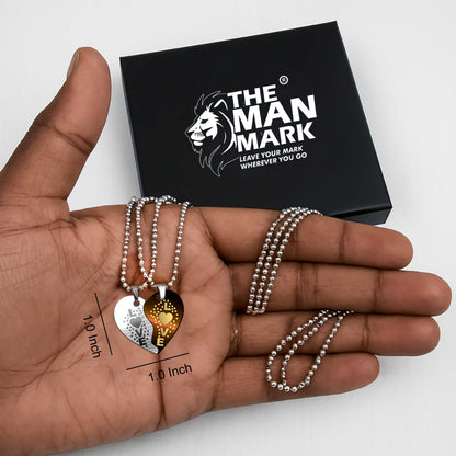 I Love You 2 In1 Pendent for Men & Women
