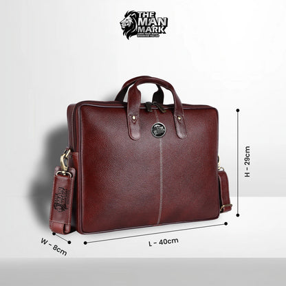 Genuine Leather Laptop Bag for Men - Office Bag - Fits Up to 14/15.6/16 Inch Laptop/MacBook