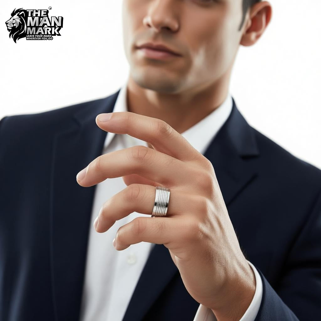 Regal Pattern Ring for Men